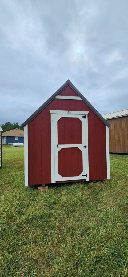 8' x 12' Barn Red Hideout Playhouse - Image 9