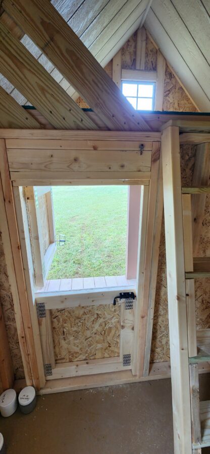 8' x 12' Barn Red Hideout Playhouse - Image 18