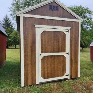 8' x 12' Chestnut Urethane Utility Shed