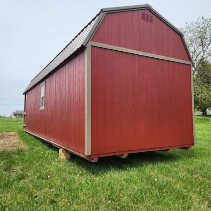 12' × 32' Red Lofted Barn Cabin - Image 8