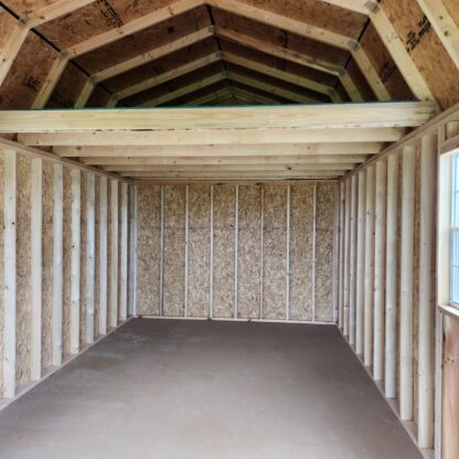 12' × 32' Red Lofted Barn Cabin - Image 10